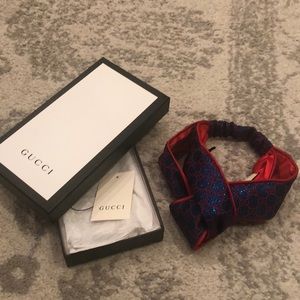 Gucci Twisted Metallic jacquard Headband